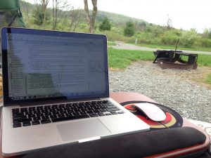 writer's retreat - solo camping